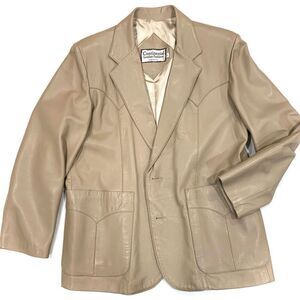 CONTINENTAL LEATHER FASHIONS Leather Western Style Jacket (Sz 44S)